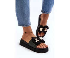 Platforminės basutės su lankeliu ir meškiuko detale Step in style