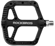 Platforminiai dviračių pedalai Rockbros, juodi