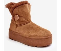 platforminiai sniego batai su dirbtiniu kailiu Camel Wikas