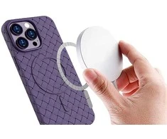 Hurtel MagSafe Woven Apple iPhone 14 Pro – dėklas telefonui mėlynos spalvos