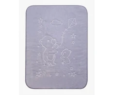 Pledukas su reljefiniu raštu Easy Care, 80 × 110 cm, rožinis