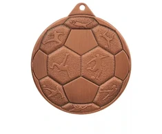 Plieninė futbolo medalis FI 50 MMC8850/B - Bronzos spalvos