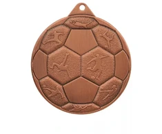 Plieninė futbolo medalis FI 50 MMC8850/B - Bronzos spalvos