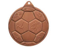 Plieninė futbolo medalis FI 50 MMC8850/B - Bronzos spalvos