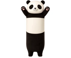 Lean Toys Minkštas panda volelis pagalvė 70 cm