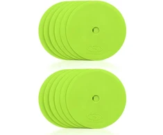 Plokšti aikštelės žymekliai - apvalūs 15 cm - 12 vnt. žali SMJ sport ZPO-G