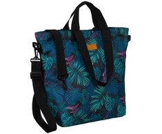 Pojemna torba shopper na zakupy w modny wzór - Rovicky