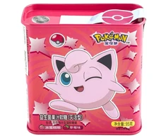 Pokemon Probiotic Fruit Juice Gummies Strawberry &amp; Peach flavor 95g x 6 pcs x 8 display (CHI)