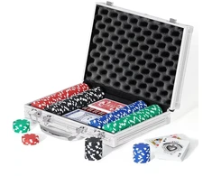 Pokerio rinkinys su lagaminu