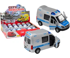 Lean Toys 1:32 Policijos Automobilis su Šviesomis ir Garsais