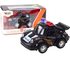 Lean Toys Klasikinis policijos automobilis 1:38 su šviesomis ir garsais