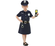 Policininkės kostiumas mergaitėms – Profesijos