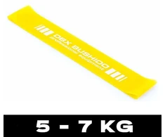 Power Band MINI - Treniruočių juosta judrumui, GELTONA, 5-7kg