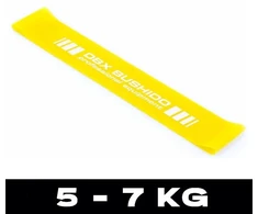 Power Band MINI - Treniruočių juosta judrumui, GELTONA, 5-7kg