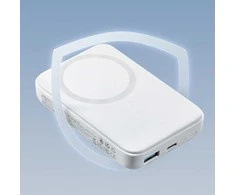 Power Bank 10000mAh 20W galios greitojo įkrovimo magnetinis Qi 15W belaidis įkroviklis iPhone , suderinamas su MagSafe , baltas (JR-W020 baltas)