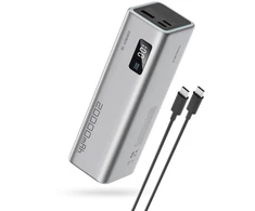 Powerbank Cuktech CUKP200XGLGR 100W 20000mAh 2 x USB-C 1 x USB-A - pilkas