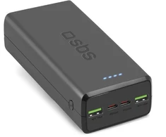 Powerbankas SBS TTBB30000PD20K 30000 mAh 2 x USB-C 2 x USB-A - juodas