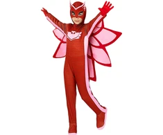 Prabangus Alutės (Owlette) kostiumas mergaitėms – „Pižamų herojai“ (PJ Masks)