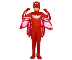 Prabangus Alutės (Owlette) kostiumas mergaitėms – „Pižamų herojai“ (PJ Masks)