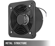 Ventiliatorius VEVOR Metalinė ašinė ventiliatorė 250 mm