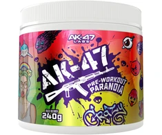 Pre-workout AK-47 Labs Paranoia 240 g, raudonųjų uogų skonio