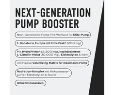 Pre-workout ESN Crank Pump Pro 2.0 450 g, be kofeino