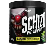 Pre-workout milteliai AK47 Labs Schizo 400g, obuolių skonio