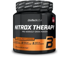 Pre-workout milteliai BioTechUSA NitroX Therapy 340 g, tropinių vaisių skonio