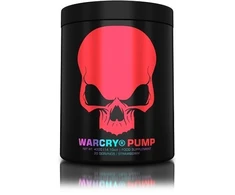 Pre-workout pump milteliai Genius Nutrition Warcry Pump 400g, braškių skonio