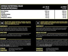 Pre-workout shot Genius Nutrition Fury Extreme 12 × 80 ml