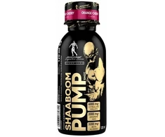 Pre-workout shot Kevin Levrone Shaaboom Pump 24 × 120 ml, apelsinų ir vyšnių skonio