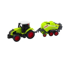 Lean Toys Traktorius su šieno presu