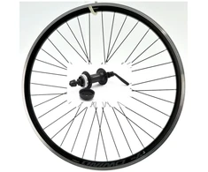 Priekinis 28" dviračio ratas Shimano, juodas