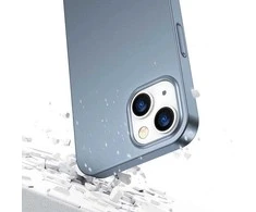 priekinis ir galinis dangtelis iPhone 13 + grūdinto stiklo ekrano apsauga, pilka (JR-BP927 trankus)