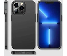 priekinis ir galinis dangtelis iPhone 13 Pro Max + grūdinto stiklo ekrano apsauga juoda (JR-BP928 juoda)