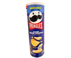 Pringles Sharp Baltas Cheddar 156g x14 (USA)