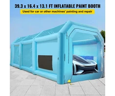 Vevor Pripučiamas 12x5x4 m dažymo paviljonas