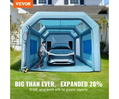 VEVOR Pripučiama dažymo kabina su filtrais 8x4.5x3.3m