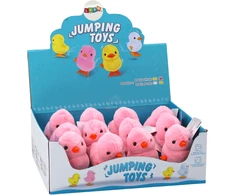 Prisukamas viščiukas Lean Toys, rožinis