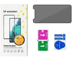 Privatumo stiklas su apsaugos nuo šnipinėjimo filtru „iPhone 15 Pro Max“ „Wozinsky Privacy Glass“ – juodas