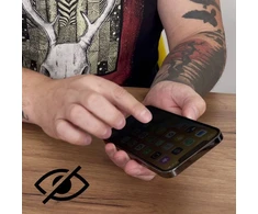 Privatus stiklas su Anti Spy filtru iPhone 15 Pro Wozinsky Privacy Glass - juodas