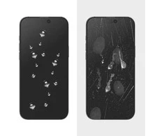 Privatumo stiklas telefonui juodas 2 vnt. iPhone 15/16