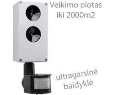 Profesionali ultragarsinė baidyklė 2000m2