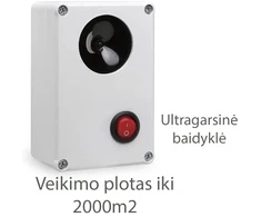 Profesionali Ultragarsinė Baidyklė 2000m2