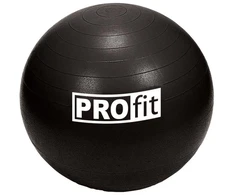 PROfit Gimnastikos Kamuolys 75cm Juodas su Pompa DK2102