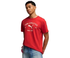 Puma Class Graphic Tee vyriški marškinėliai raudoni 692226 11