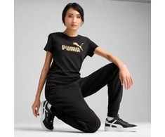 Puma Ess Metallic No. 1 Logo marškinėliai moterims 631536 51