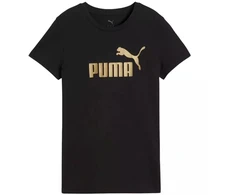 Puma Ess Metallic No. 1 Logo marškinėliai moterims 631536 51