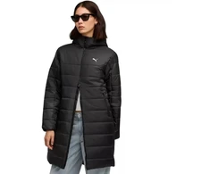 Puma ESS moteriška kimšta parka su gobtuvu, juoda 685232 01