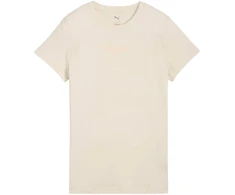 Puma ESS Script Tee moteriški marškinėliai smėlio 691760 87